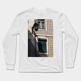 Balconies, Doors And Windows Of Lisbon - 8 © Long Sleeve T-Shirt